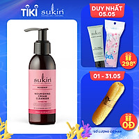 Kem rửa mặt tầm xuân sáng mịn da Sukin Rosehip Nourishing Cream Cleanser 125ml