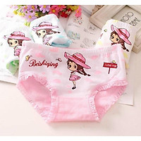 Quần Chíp Bé Gái,Set 4 Chiếc Kháng Khuẩn 95% Cotton, hàng cao cấp thoáng mát cho bé 4-10 tuổi