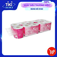 Lốc 10 Cuộn Giấy Vệ Sinh Cao Cấp Bless You À La Vie 2 Lớp