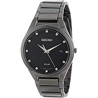 Seiko Men's SNE243 Solar Stainless Steel Dress Watch