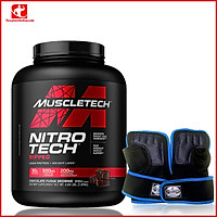 Sữa tăng cơ, giảm mỡ MuslceTech Nitro Tech Ripped - Hộp 4lbs (1.8g) – Hỗ trợ phục hồi, phát triển cơ bắp, giảm mỡ thừa cho người tập thể hình và thể thao - Hàng chính hãng Muscletech USA - Mùi Chocolate - Kèm Quà Tặng
