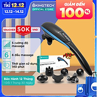 Máy Massage Cầm Tay Đa Năng Cao Cấp KINGTECH LUX-900 - Mát Xa Toàn Thân, Chuyên Sâu Cho Lưng, Cổ, Vai, Gáy Cánh Tay - Chính Hãng