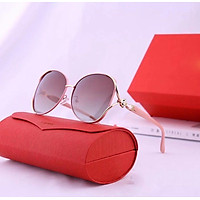 Kính mát nữ cao cấp gọng kim loại chạm Hồ Ly cực kì sang chảnh - Mắt kính thời trang chống tia UV CATI2399