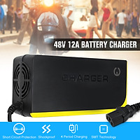 48V 12AH Lead Acid Battery Charger Adapter for Electric Bicycle Bike Scooters