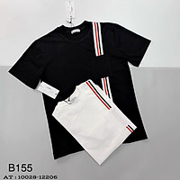 Áo phông nam kẻ sọc,áo thun có đủ sz 45-73kg, áo thun chất vải thoáng mát chất co giãn nhẹ - AP06