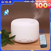 Máy Xông Tinh Dầu Siêu Âm Dung Tích Lớn 500ml Có Điều Khiển Từ Xa
