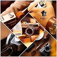 Dây máy ảnh máy film và mirroless da bò thật