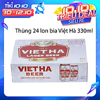 Thùng 24 Lon Bia Việt Hà (330ml)