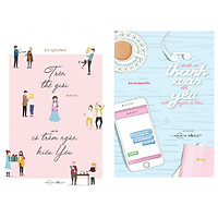 Combo sách tản văn hay nhất: Dành Cả Thanh Xuân Để Yêu Một Người Vô Tâm + Trên Thế Giới Có Trăm Ngàn Kiểu Yêu (tặng kèm bookmark thiết kế aha)