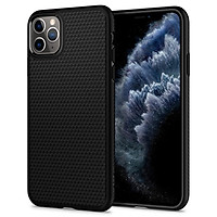 Ốp lưng chống sốc Spigen Liquid Air màu đen dành cho iPhone 11 Pro Max | iPhone 11 Pro | iPhone 11 - Hàng nhập khẩu