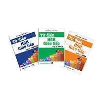 Combo Từ Điển HSK – Giao Tiếp Tập 1, 2, 3 (HSK 1-2-3-4-5-6)