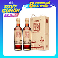 Cặp 2 chai nước mắm Tĩn cá cơm than nhãn đỏ 40N (500ml/chai)