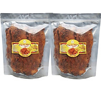 1KG - COMBO 2 BỊCH THỊT KHÔ BÒ MIẾNG MỀM CAY NHẸ TÂN LỘC PHÁT