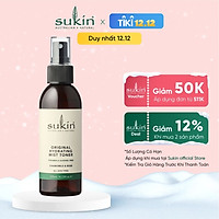 Nước hoa hồng dạng phun sương Sukin Hydrating Mist Toner 125ml
