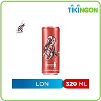Lon Nước Tăng Lực Sting Dâu (320ml/Lon)