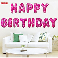 Bong Bóng Chữ Trang Trí Sinh Nhật Happy Birthday- Hàng Chính Hãng
