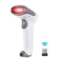 2.4G Wireless Handheld Barcode Bar Code Scanner Reader with Receiver USB2.0 Cable for Supermarket Library Express Company Retail