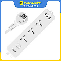 Ổ cắm điện 3 USB 3 lỗ 3 chấu 3m DMAX YH-U614 - Hàng Chính Hãng