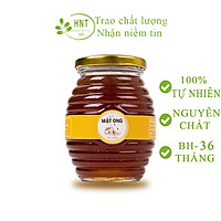 Mật ong nguyên chất HNT 450g, Không đóng đường, 100% tự nhiên hoa nhãn, Không chất bảo quản, Sản phẩm chính hãng, Shop uy tín