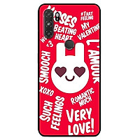Ốp lưng dành cho Vsmart Active 3 mẫu Thỏ LOVE Đỏ