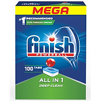 Viên rửa bát Finish All in one 100 viên made in EU