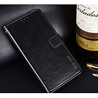 Bao da Flip Wallet Leather dạng ví đa năng siêu bền siêu êm dành cho LG V50 ThinQ hiệu idewei - hàng nhập khẩu