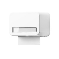 Adhesive Toilet Paper Holder No Drilling Waterproof Wall Mounted Tissue Dispenser Compatible with Roll Paper V/ N Folded