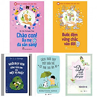 Combo chào con ba mẹ đã sẵn sàng +bước đệm vững chắc vào đời+ nuôi dạy con bằng trái tim của một vị Phật+cách nuôi dạy một đứa trẻ có tái tim ấm áp+dạy con đoi khi thật đơn giản(bản đặc biệt tặng kèm bookmark AHA)