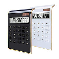 Máy tính cầm tay Siêu mỏng 10 chữ số Màn hình LCD lớn chạy bằng Năng lượng mặt trời & Pin