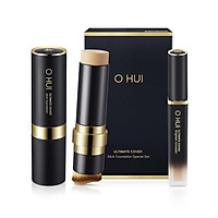 Bộ Kem nền dạng thỏi siêu che phủ kiểm soát nhờn OHUI Ultimate Cover Stick Foundation và Kem che khuyết điểm