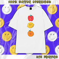 Áo thun unisex WRIGHT nam nữ the Local Basic Fruity Hoa quả cute