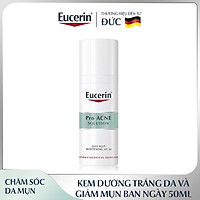 Kem Dưỡng Ban Ngày Eucerin Pro Acne Day MAT Whitening SPF30 Giúp Giảm Mụn Và Trắng Da 50ml