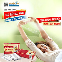 Linh Chi ĂN NGỦ NGON NGUYÊN SINH Thực Phẩm Chức Năng Chăm Sóc Giấc Ngủ, Giảm Căng Thẳng Lo Âu, Kích Thích Ăn Ngon - Combo 10 hộp