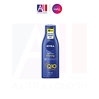 Dưỡng thể trắng da chống lão hoá, da khô Nivea Rich Body Lotion Firming Q10 + Vitamin C - Mẫu mới