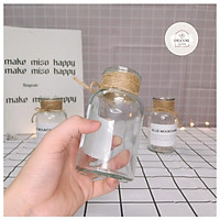 Combo 3 lọ hoa thủy tinh cắm hoa phong cách Bắc Âu, trang trí decor cắm hoa khô, hoa giả hoa để bàn