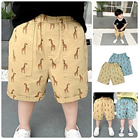 QN6Size90-130 (9-27kg)Quần kaki cho bé - kiểu dáng lửngThời trang trẻ Em hàng quảng châu
