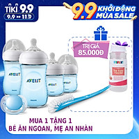 Bộ bình sữa, ty ngậm thiết kế tự nhiên Philips Avent