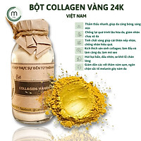 Bột Collagen, Vàng 24K thiên nhiên đắp mặt nạ nguyên chất 100ml (60g)