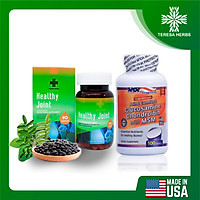 Combo Hỗ trợ Xương Khớp (Made in USA) kết hợp 2 sản phẩm: Healthy Joint (chiết xuất Nhũ hương Ấn Độ) + Glucosamine Chondroitin With Msm; Hỗ trợ Viêm Xương Khớp,Thoái hoá khớp +Bổ sung dưỡng chất cho khớp, Giúp tăng dịch khớp
