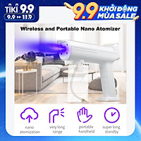 Máy phun nano di động phun khử trùng có thể sạc lại cầm tay Handheld Rechargeable Nano Steam Atomizer 300ml