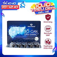 Viên Uống Giải Độc, Tăng Cường Chức Năng Gan, Bổ Gan Dân Khang (Hộp 3 vỉ x 10 viên)