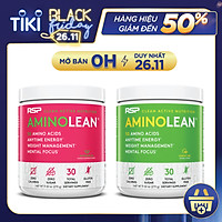 RSP Amino Lean, Pre-Workout Hoàn Chỉnh Cho Nam và Nữ, với EAA Phục Hồi Năng Lượng & L-Carnitine Hỗ Trợ Đốt Mỡ, Caffeine Giúp Tỉnh Táo Tập Trung (30 Lần dùng)