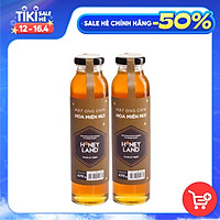 COMBO 2 CHAI Mật Ong Chín Hoa Miền Núi Nguyên Chất Honeyland 470g