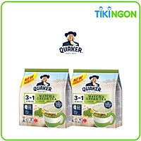Combo 2 Thức Uống Yến Mạch Quaker 3in1 Vị Matcha 336g