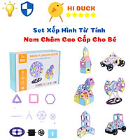 Đồ Chơi Xếp Hình Từ Tính 76 Chi Tiết Cao Cấp Cho Bé Sáng Tạo Và Nhận Biết Màu Sắc