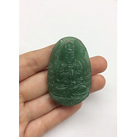 Phật Bản Mệnh Thiên Thủ Thiên Nhãn thạch anh xanh