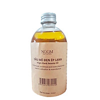 Combo 3 Chai Dầu Mè Đen Ép Lạnh 350ml/chai dầu dưỡng dành cho da nhờn, mụn viêm oil skin