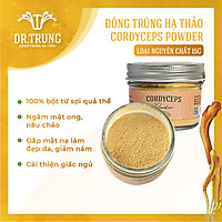 Đông trùng hạ thảo Khô - sấy thăng hoa DR. TRUNG - Dạng Bột mịn Cordyceps (15g) - Bổ sung dưỡng chất Adenosine, Đắp mặt nạ làm đẹp da, giảm nám, cải thiện giấc ngủ, dùng để ngâm mật ong hoặc nấu cháo