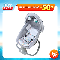 Nôi ru ngủ thư giãn kết hợp ghế ngồi đọc sách cho bé nhạc trắng Mastela 8104/8106 - điều khiển từ xa - kết hợp Bluetooth - tặng 2 yếm tam giác 100% cotton