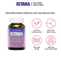Viên uống RITANA trắng da mờ sạm nám với L-Glutathion, Sakura, Pomegranate, P.Leucotomos, collagen (60 viên)